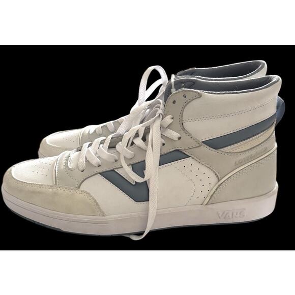 Vans Lowland Hi Serio Collection White Blue Mens Size 12 NWOB - Picture 3 of 9
